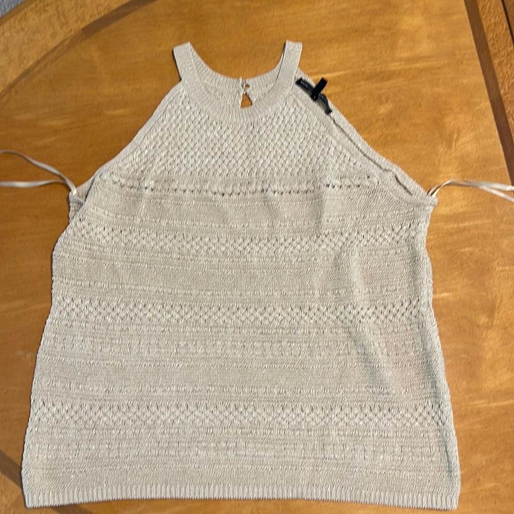 White House Black Market shimmer top NWT size 16